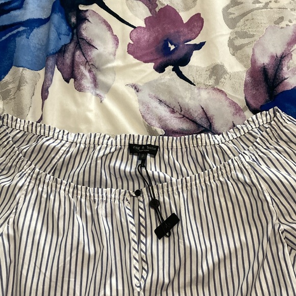 Rag & Bone Women’s Blouse size S - Belt it .  Pants and sandals for casual NWOT - Picture 3 of 10